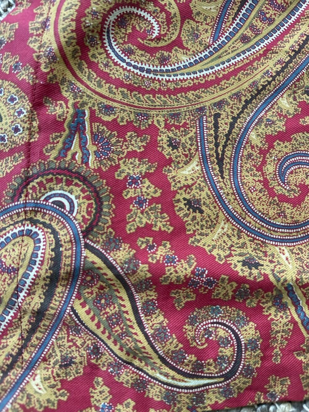 Vintage Ralph Lauren Edmonton Paisley Pillowcase Set red blue pair 28x22”